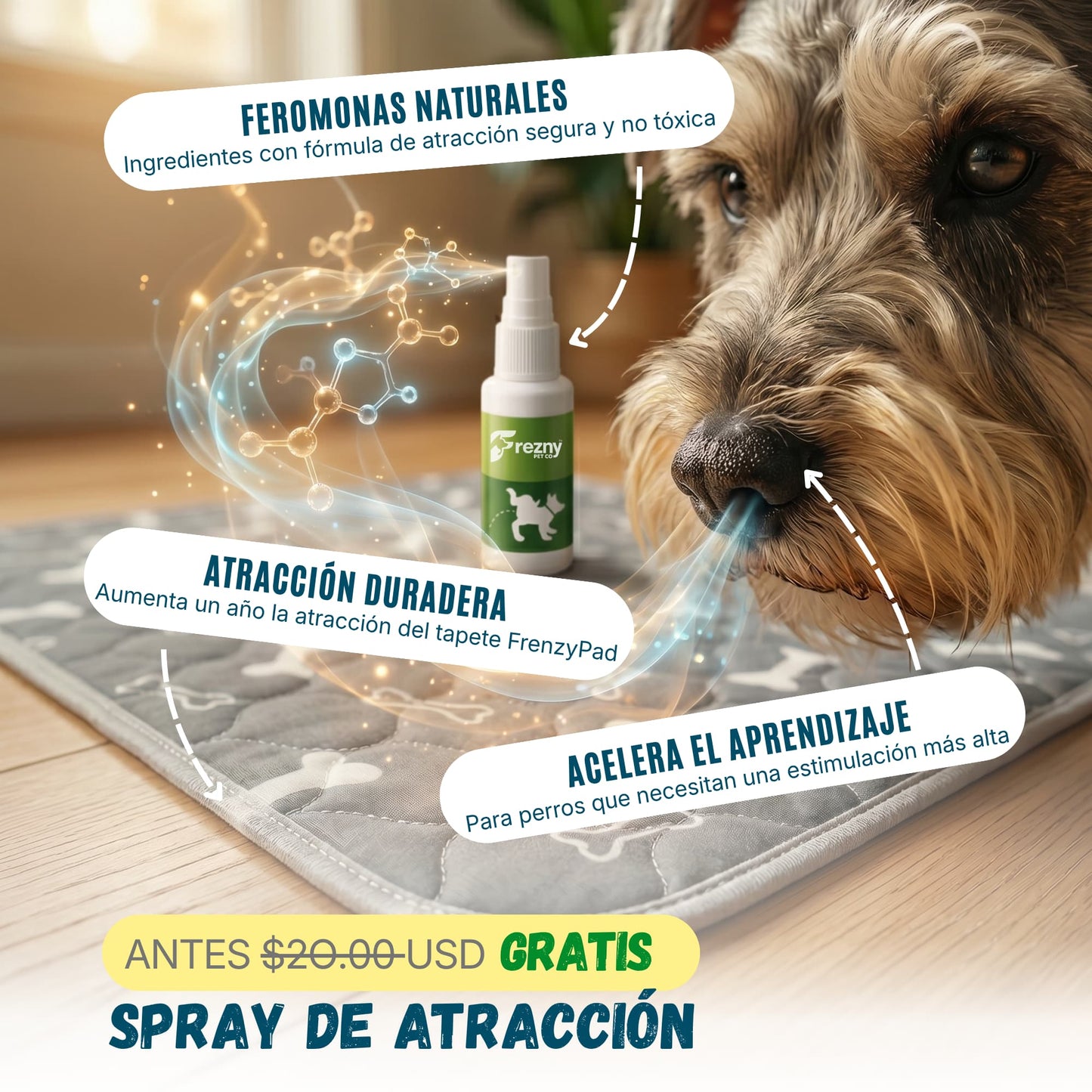 FreznyPad™ - El Último Tapete Que Tu Perro Va A Usar