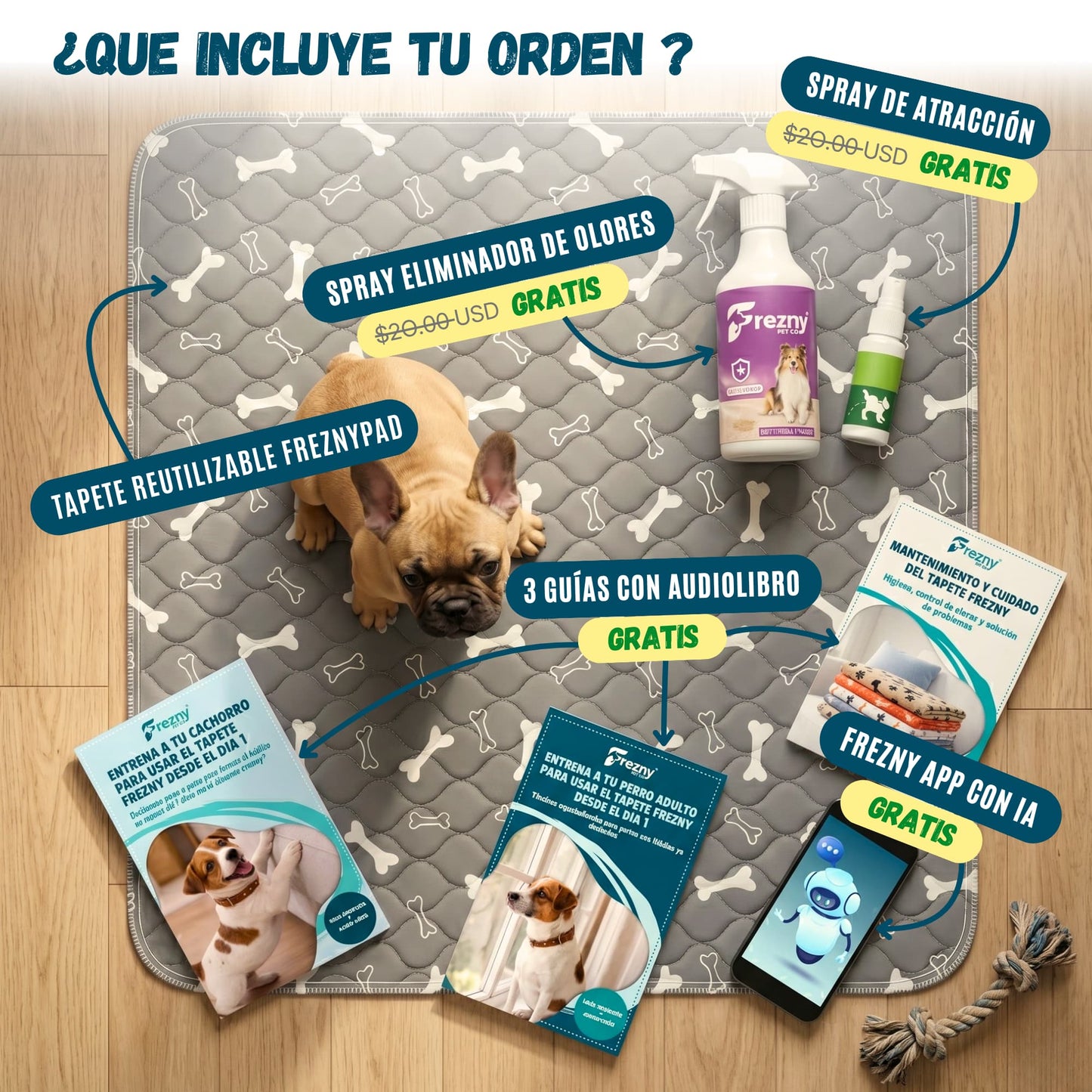 FreznyPad™ - El Último Tapete Que Tu Perro Va A Usar